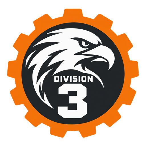 Division 3 official badge